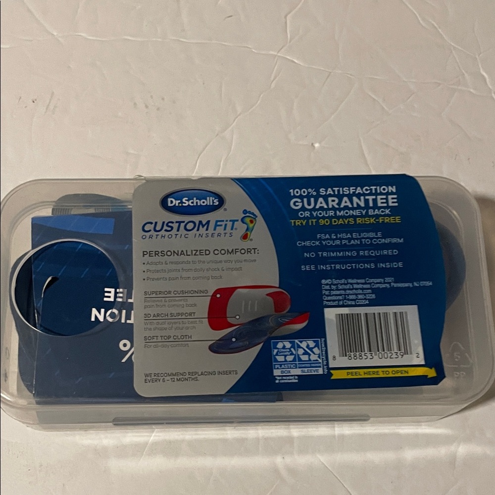 Dr. Scholl's Custom Fit Orthotic Inserts 410 new in package - Picture 2 of 2
